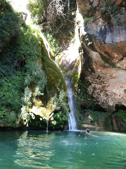 Cascada del rio Carbo en Villahermosa del Río. Reserva natural