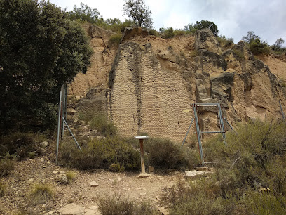 Playa Fósil en Peralta de la Sal. Lugar de interés histórico