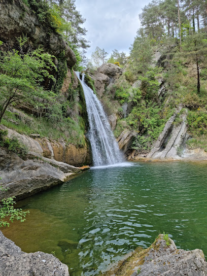 Gorg del Salt en Borredà. Zona de senderismo