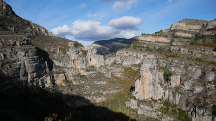 Mirador del cañón del río Leza en Soto en Cameros. Mirador