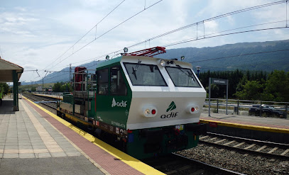Estación de tren Uharte-Arakil en Uharte Arakil. Estación de tren