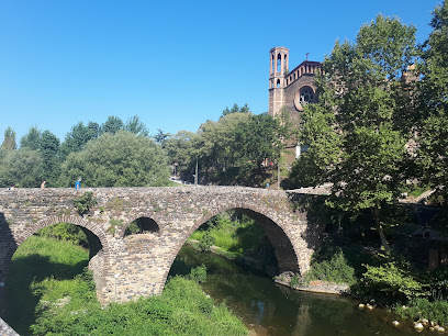 Puente de Sant Joan Les Fonts en Sant Joan les Fonts. Puente