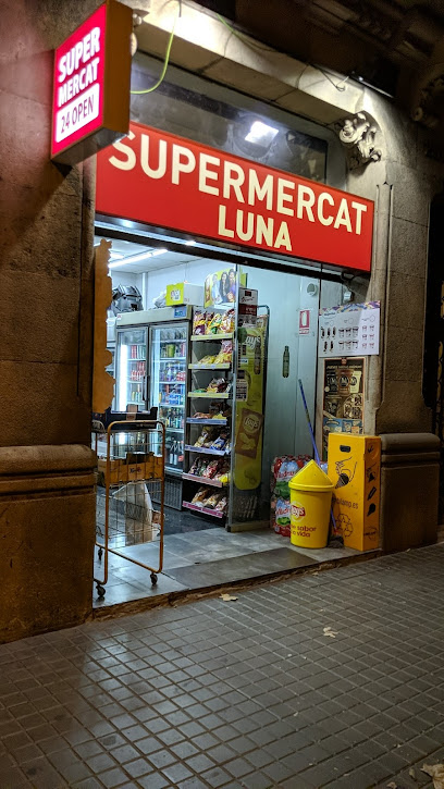 Supermercado Luna en Barcelona. Supermercado