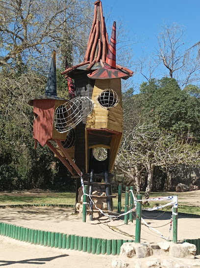 Parc de Can Rius en Caldes de Montbui. Parque