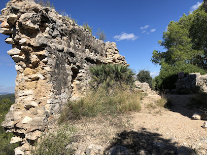Castillo de Montoliu en La Riera de Gaià. Castillo