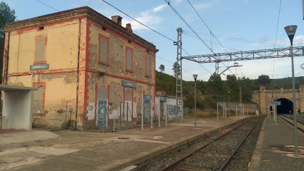 Pradell De La Teixeta en La Torre de Fontaubella. Estación de tren