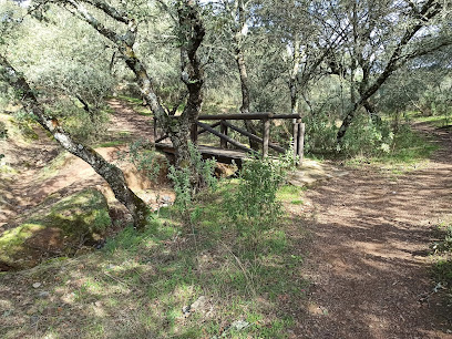 Baranda en el sendero. en Virgen de la Cabeza. Parque ecológico