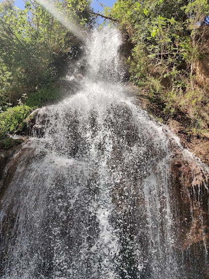 La cascada en Alhama de Almería. Atracción turística