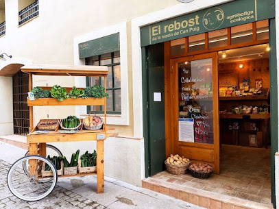 El Rebost de la Masia Can Puig en El Papiol. Tienda de alimentos orgánicos