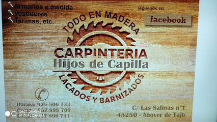 Puertas Capilla (Carpinteria Hijos de Capilla) en Añover de Tajo. Carpintería