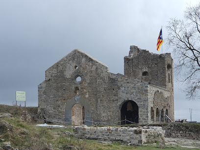 Iglesia de Santa Maria en Santa Maria de Besora. Castillo