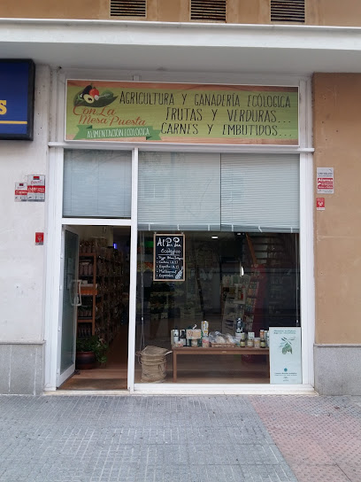 Con la Mesa Puesta Productos ecológicos en Cádiz. Tienda de alimentos orgánicos