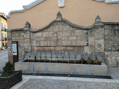 Fuente de los Doce Caños en Brihuega. Fuente de agua potable