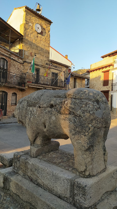 Toro Vetón en Segura de Toro. Lugar de interés histórico