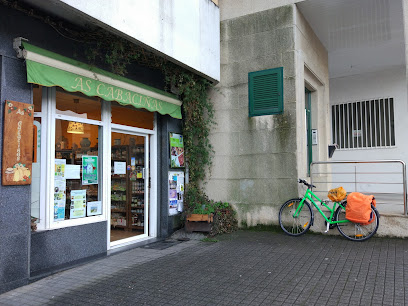 As Cabaciñas en Santiago de Compostela. Tienda de alimentos naturales