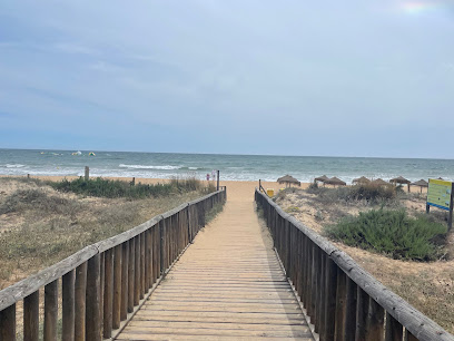 Playa de Punta Umbría en Punta Umbría. Pabellón para playa