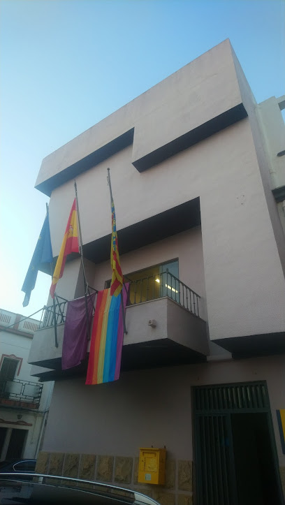 Ayuntamiento de Alcantera de Xúquer en Alcántara de Júcar. Ayuntamiento