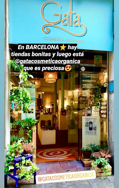 GATA Cosmètica Orgànica en Barcelona. Tienda de cosméticos