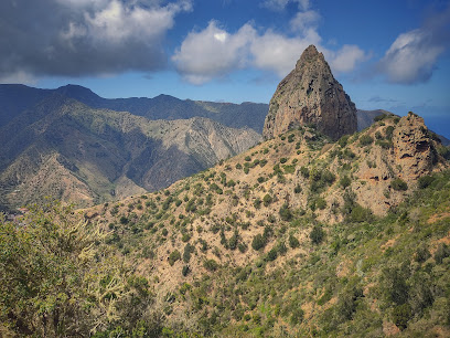 Roque Cano en Vallehermoso. Mirador