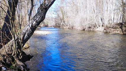 Playa fluvial de Corullón en Corullón. Parque