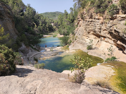 Charco del Chorro en Bicorp. Reserva natural
