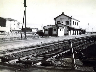 Estación de tren Rincon de Soto en Rincón de Soto. Estación de tren