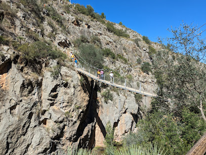 Ruta de los Calderones en Chulilla. Zona de senderismo