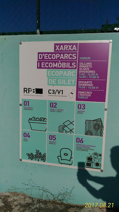 Ecoparc de Gilet en Gilet. Centro de reciclaje