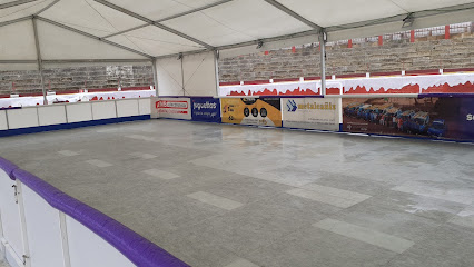 Pista de patinaje ecológica en Alcañiz. Pista de patinaje sobre hielo