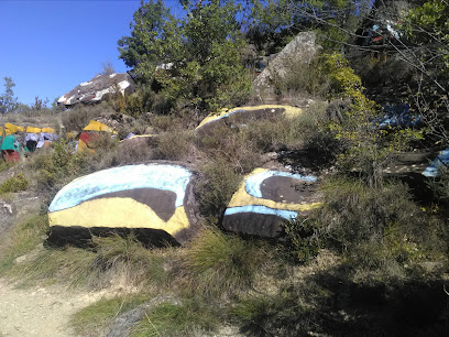 Senda de Izarbe en Caldearenas. Zona de senderismo