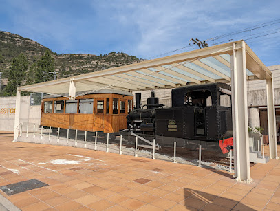 Monistrol-Vila en Monistrol de Montserrat. Estación de ferrocarril inclinada