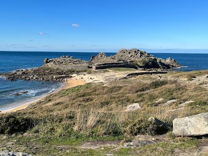 Castro de Baroña en Porto do Son. Lugar de interés histórico