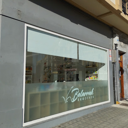 Belarrak Ekodenda en Irún. Tienda de medicinas naturales