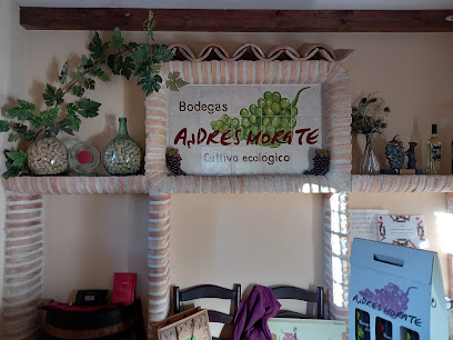 Bodega Ecológica Andrés Morate en Belmonte de Tajo. Tienda de vinos