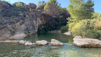 Pozas De Abiego en Casbas de Huesca. Zona de senderismo
