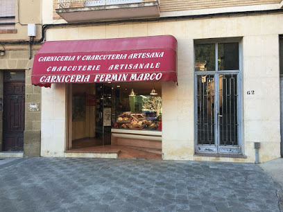 Carnicería Fermín Marco en Ayerbe. Carnicería