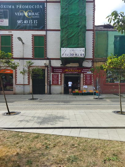 Moderna productos artesanos en Llanes. Tienda de alimentación