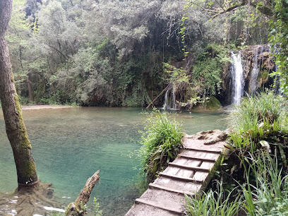 Gorg del Molí dels Murris en Les Planes d'Hostoles. Zona de senderismo