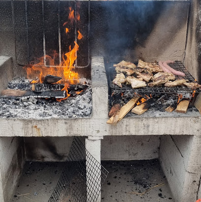 Merendero La Dorada en Cabrera de Mar. Zona de barbacoa