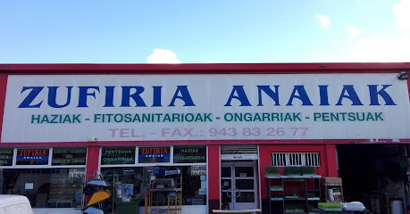 Zufiria Anaiak S.L. en Zarauz. Tienda de alimentos para animales