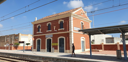 Almassora en Almazora. Estación de tren
