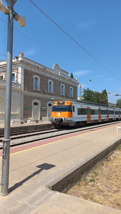 Riudellots en Riudellots de la Selva. Estación de tren