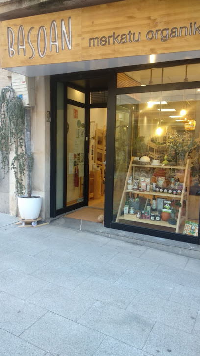 Basoan Merkatu Organikoa en Getxo. Tienda de alimentación