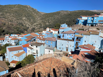 Pueblo pitufo en Júzcar. Atracción turística