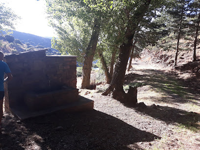 Fuente del Col en Purujosa. Fuente de agua potable
