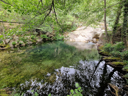 Charco verde en Guisando. Lago para natación