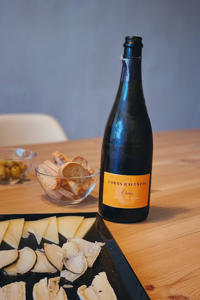 Cava Forns Raventós en Santa Fe del Penedès. Bodega