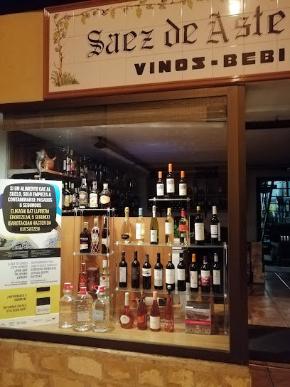 Vinos y Bebidas Saez de Asteasu en Salvatierra. Comercio