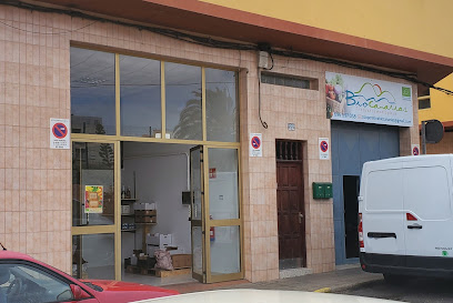 Cooperativa Biocanarias en Las Palmas de Gran Canaria. Tienda de alimentos orgánicos