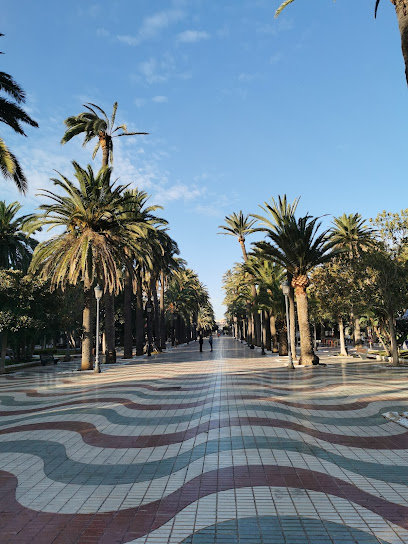 Parque Hernández en Melilla. Parque